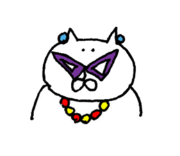 The cat which I drew 8 sticker #9421367