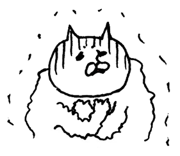 The cat which I drew 8 sticker #9421370