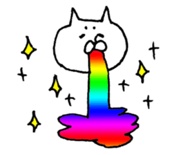 The cat which I drew 8 sticker #9421372