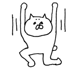 The cat which I drew 8 sticker #9421376