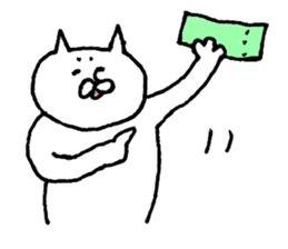 The cat which I drew 8 sticker #9421380