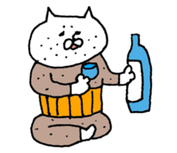 The cat which I drew 8 sticker #9421383