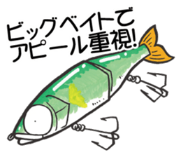 SEA BASS FISHING STICKER sticker #9422001