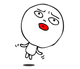 Laughing "Ponta-kun"The second version sticker #9422258