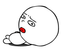 Laughing "Ponta-kun"The second version sticker #9422262