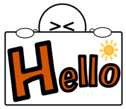 Normally use stickers(Word card!) sticker #9422384