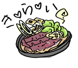 What is today's dish? sticker #9422442