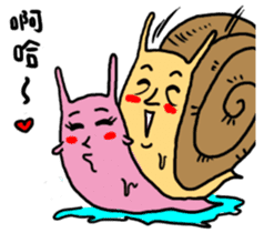 Snail brother-Lovers sticker #9422467