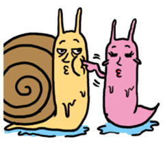 Snail brother-Lovers sticker #9422473