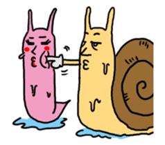 Snail brother-Lovers sticker #9422474