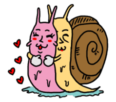 Snail brother-Lovers sticker #9422475