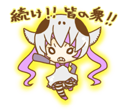 Skull Girl sticker #9422868