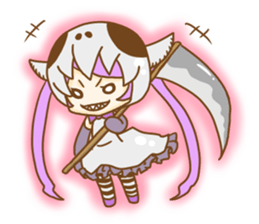 Skull Girl sticker #9422874