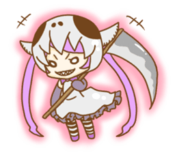 Skull Girl sticker #9422874