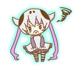 Skull Girl sticker #9422876