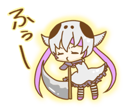 Skull Girl sticker #9422877