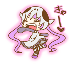 Skull Girl sticker #9422883