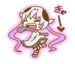 Skull Girl sticker #9422883