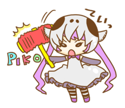 Skull Girl sticker #9422885