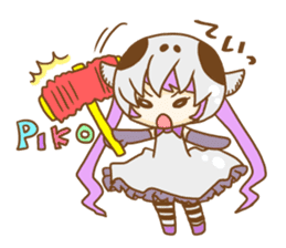 Skull Girl sticker #9422885