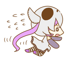 Skull Girl sticker #9422894