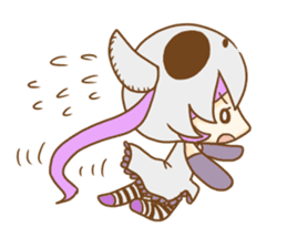 Skull Girl sticker #9422894