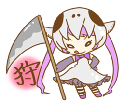 Skull Girl sticker #9422895