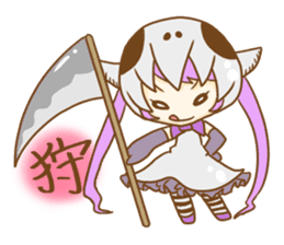 Skull Girl sticker #9422895