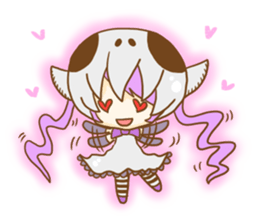 Skull Girl sticker #9422896