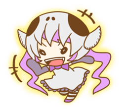 Skull Girl sticker #9422902