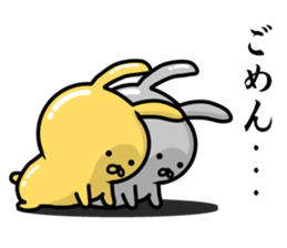 Golden rabbit and Silver rabbit sticker #9422913