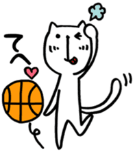 the cat loves basketball ver.2 sticker #9423079