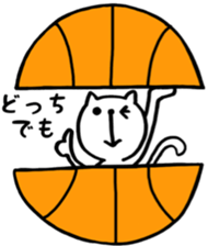 the cat loves basketball ver.2 sticker #9423093