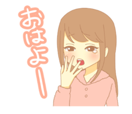 braid girl Sticker sticker #9423429