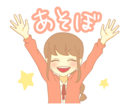 braid girl Sticker sticker #9423431