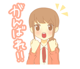 braid girl Sticker sticker #9423446