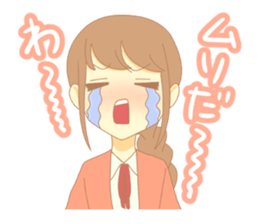 braid girl Sticker sticker #9423449