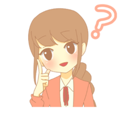 braid girl Sticker sticker #9423457