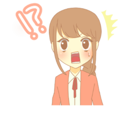 braid girl Sticker sticker #9423463