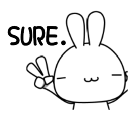 THE RABBIT STICKER2. sticker #9423750