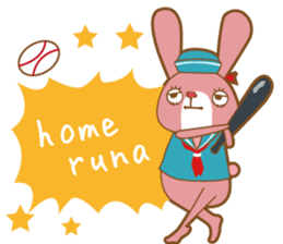 Yokohama in japanese rabbit sticker #9424803