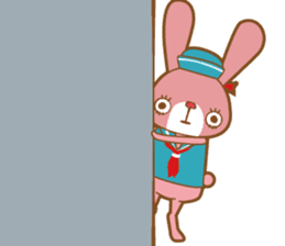 Yokohama in japanese rabbit sticker #9424804