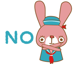 Yokohama in japanese rabbit sticker #9424809