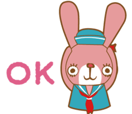 Yokohama in japanese rabbit sticker #9424810