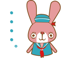 Yokohama in japanese rabbit sticker #9424812