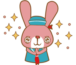 Yokohama in japanese rabbit sticker #9424816