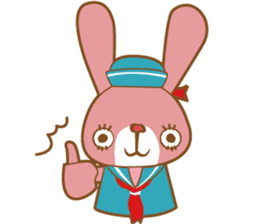 Yokohama in japanese rabbit sticker #9424819