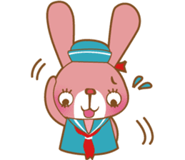 Yokohama in japanese rabbit sticker #9424820