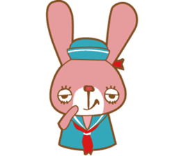 Yokohama in japanese rabbit sticker #9424821