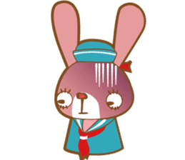 Yokohama in japanese rabbit sticker #9424823